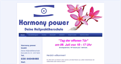 Desktop Screenshot of harmony-power.com